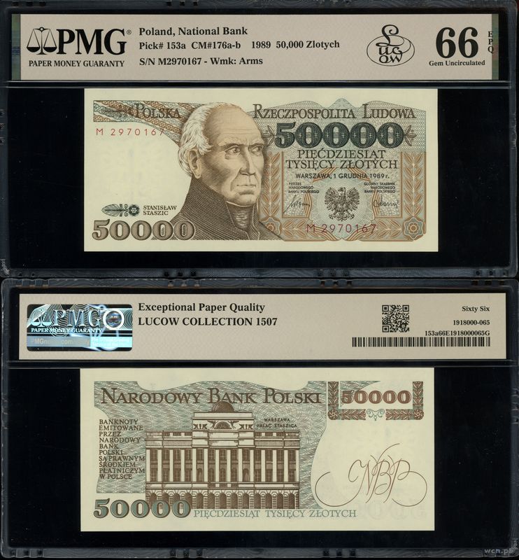 Polska, 50.000 złotych, 1.12.1989