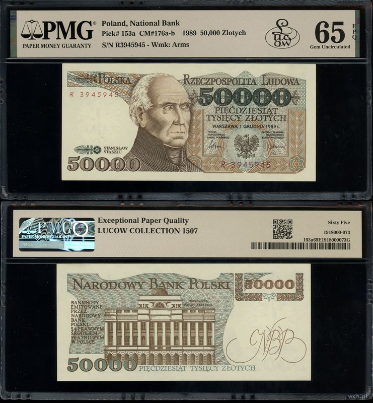 Polska, 50.000 złotych, 1.12.1989
