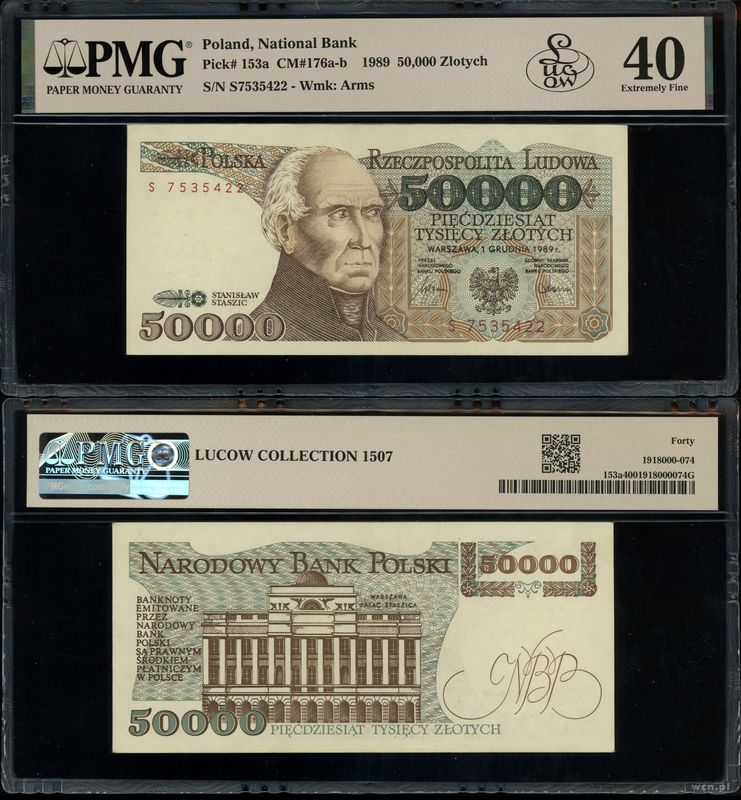 Polska, 50.000 złotych, 1.12.1989