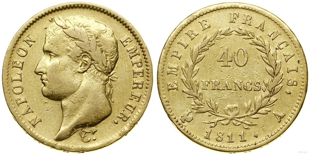 Francja, 40 franków, 1811 A