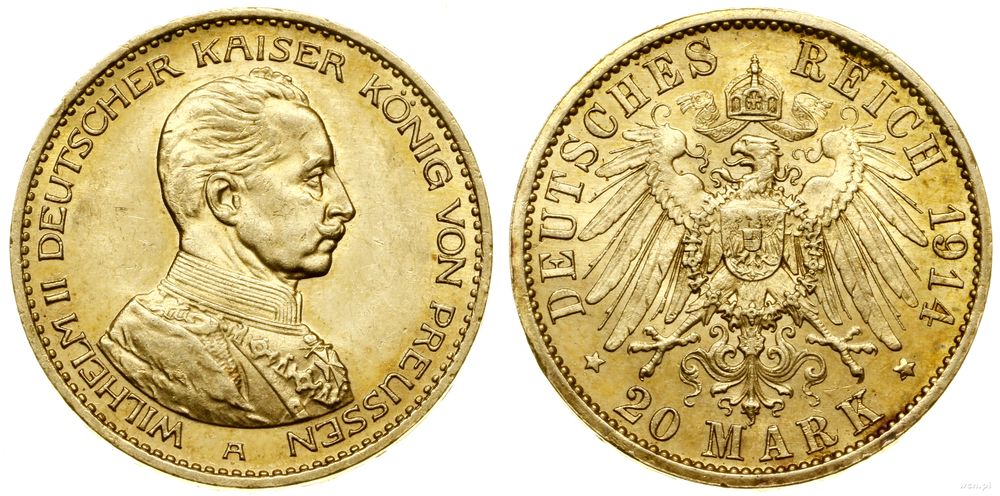 Niemcy, 20 marek, 1914 A