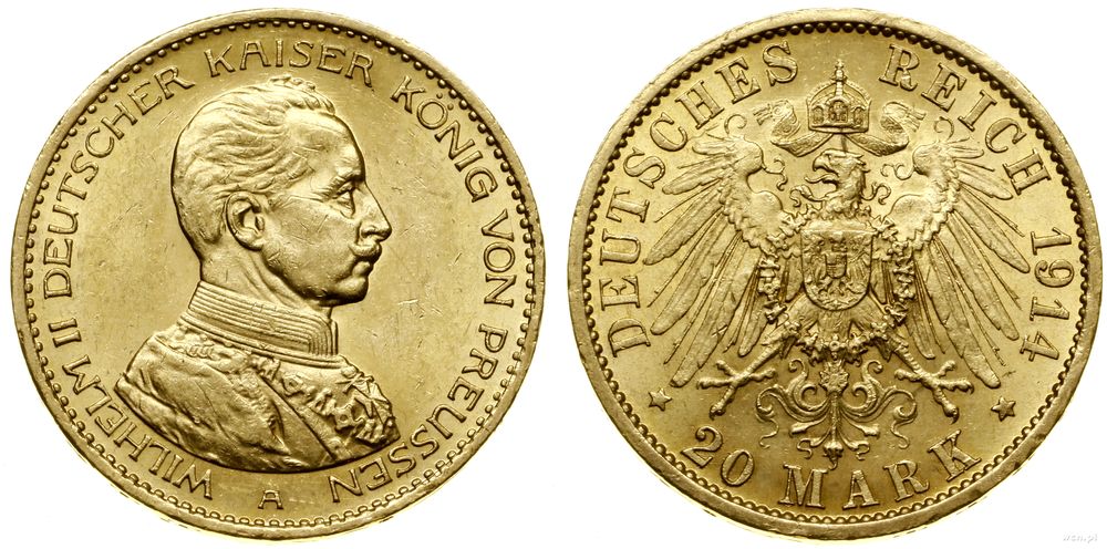 Niemcy, 20 marek, 1914 A