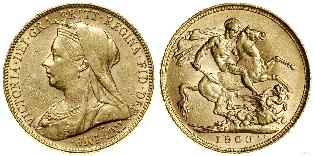 Wielka Brytania, 1 funt (1 sovereign), 1900