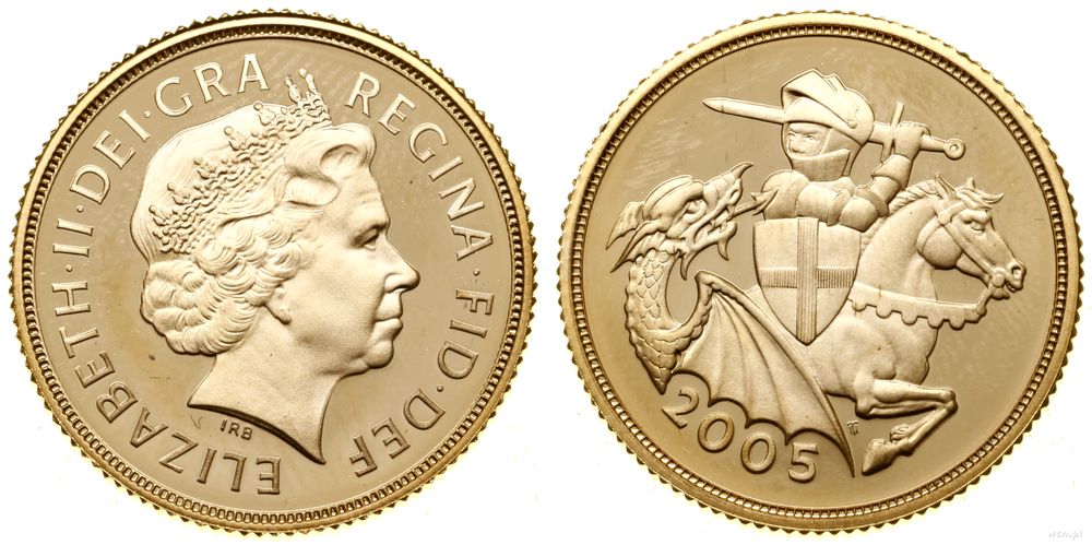 Wielka Brytania, 1 funt = 1 sovereign, 2005
