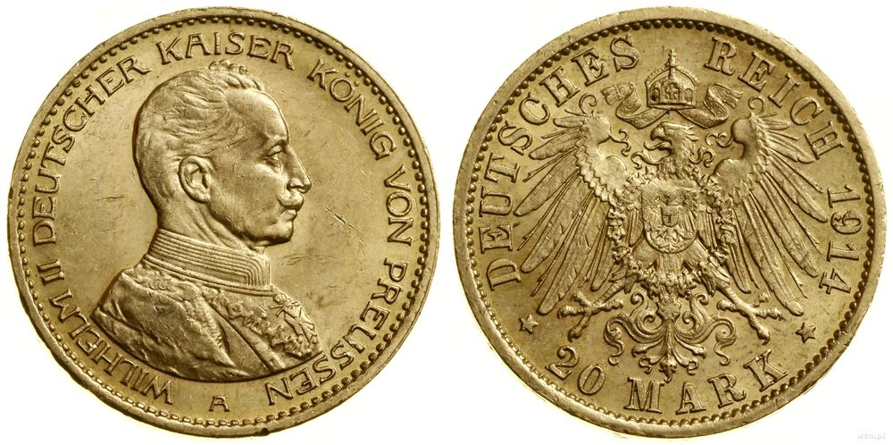 Niemcy, 20 marek, 1914 A