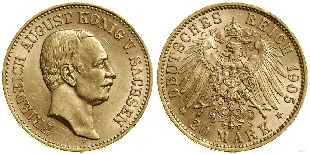 Niemcy, 20 marek, 1905 E