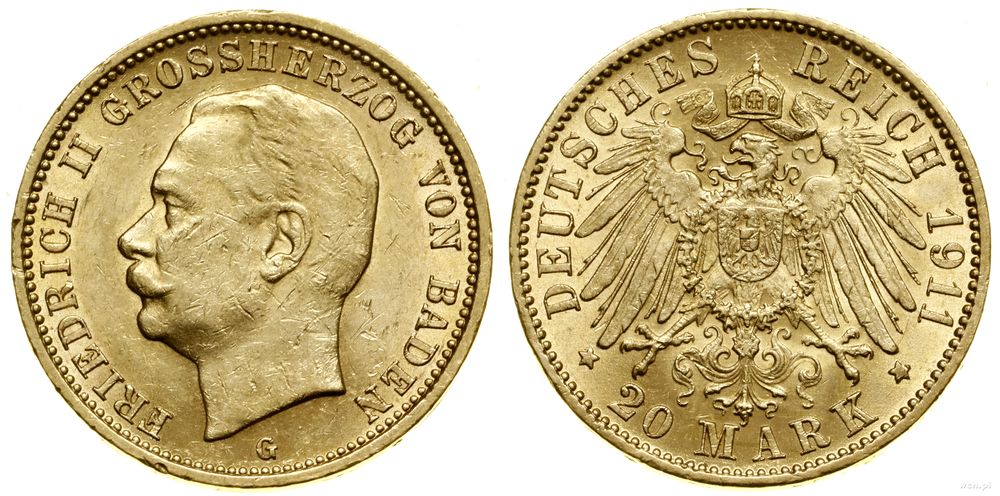 Niemcy, 20 marek, 1911 G