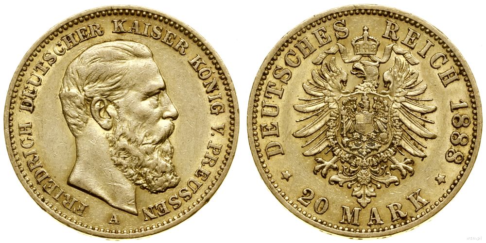 Niemcy, 20 marek, 1888 A