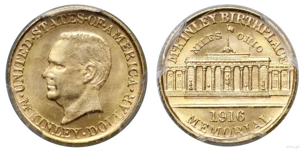 Stany Zjednoczone Ameryki (USA), 1 dolar, 1916