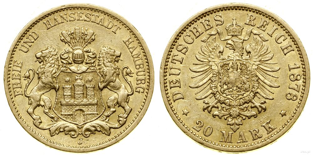 Niemcy, 20 marek, 1878 J