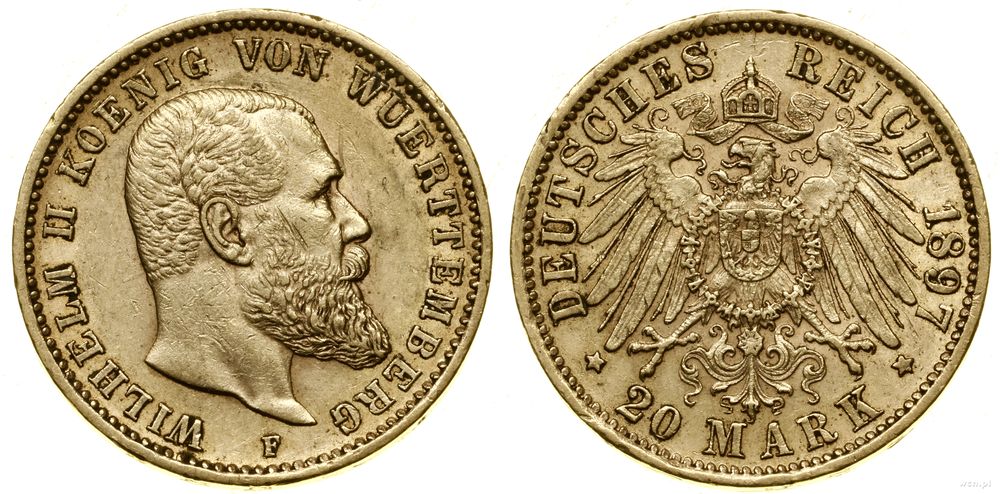 Niemcy, 20 marek, 1897 F