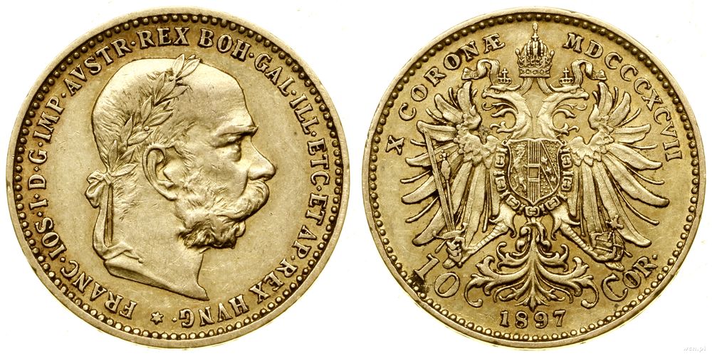 Austria, 10 koron, 1897