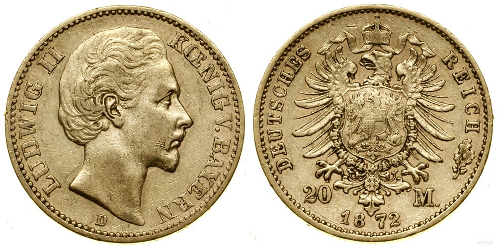 Niemcy, 20 marek, 1872 D