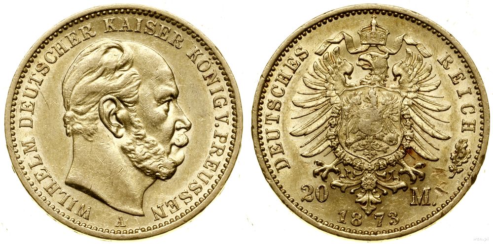 Niemcy, 20 marek, 1873 A