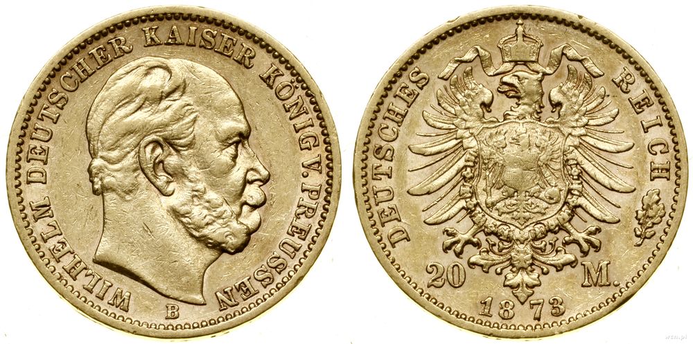 Niemcy, 20 marek, 1873 B