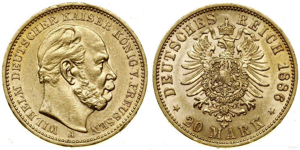 Niemcy, 20 marek, 1886 A