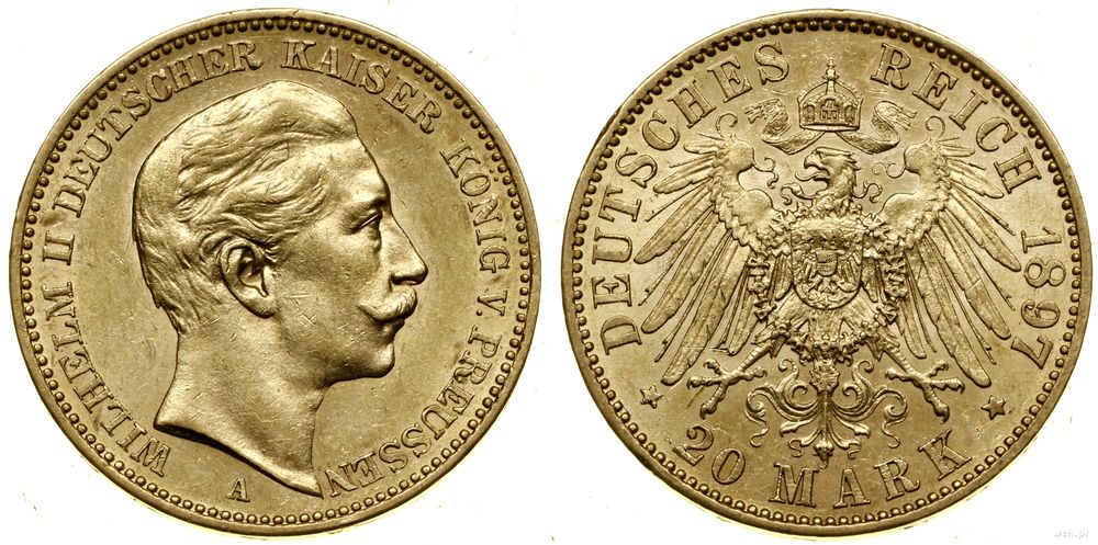Niemcy, 20 marek, 1897 A