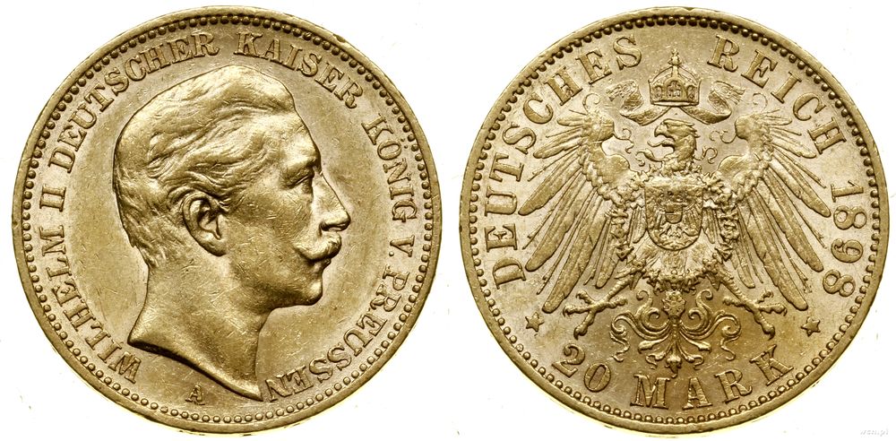 Niemcy, 20 marek, 1898 A