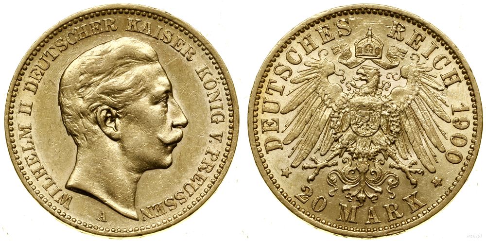 Niemcy, 20 marek, 1900 A