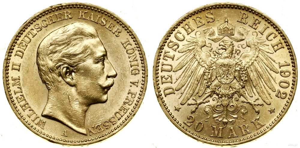 Niemcy, 20 marek, 1902 A