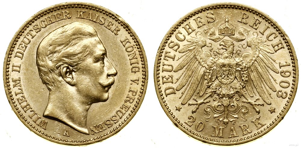 Niemcy, 20 marek, 1903 A