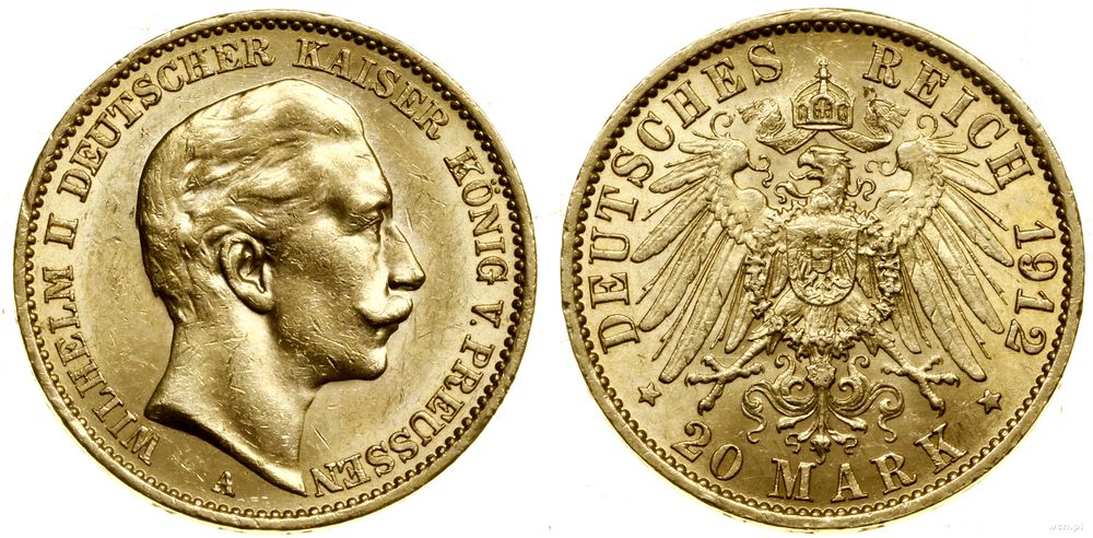 Niemcy, 20 marek, 1912 A