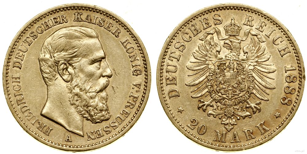 Niemcy, 20 marek, 1888 A