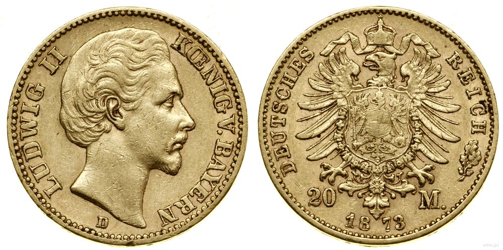 Niemcy, 20 marek, 1873 D