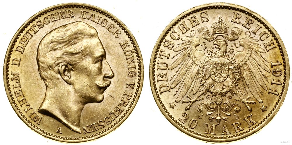 Niemcy, 20 marek, 1911 A