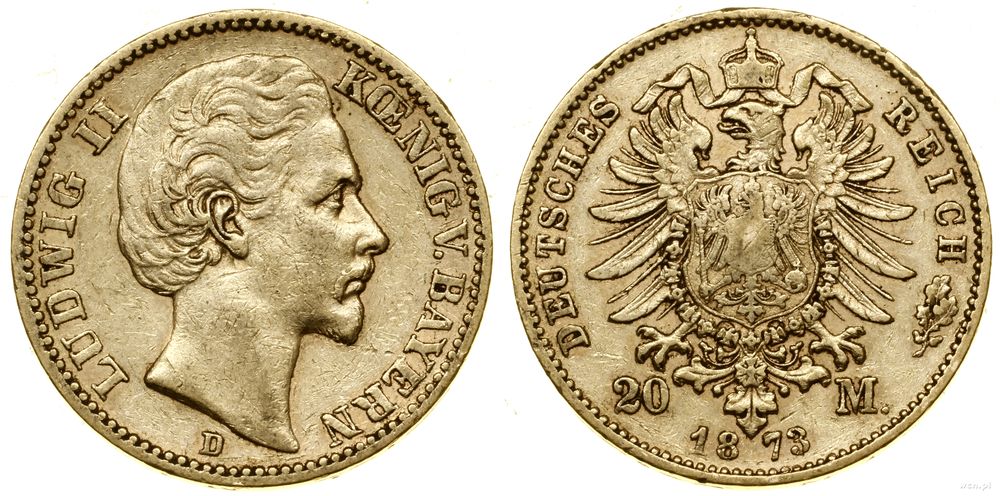 Niemcy, 20 marek, 1873 D