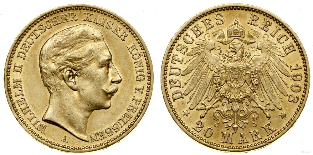 Niemcy, 20 marek, 1903 A