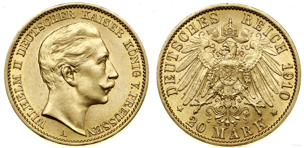 Niemcy, 20 marek, 1910 A