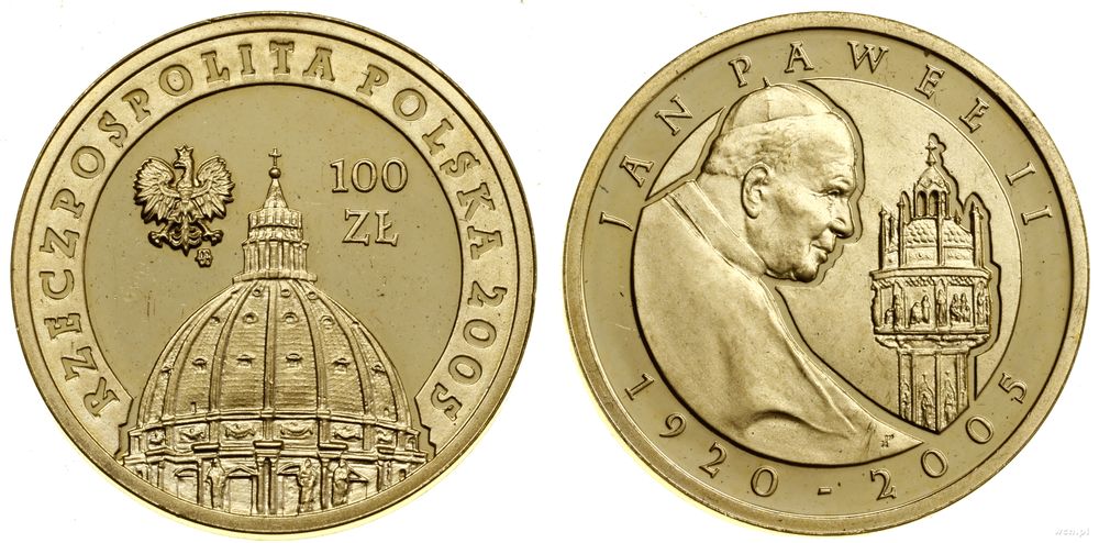 Polska, 100 złotych, 2005