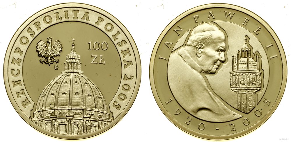 Polska, 100 złotych, 2005