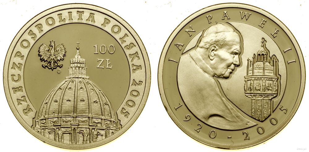 Polska, 100 złotych, 2005