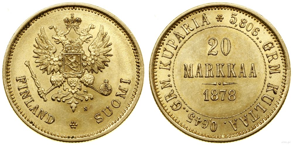 Finlandia, 20 marek, 1878 S