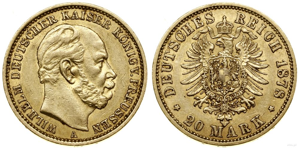 Niemcy, 20 marek, 1878 A