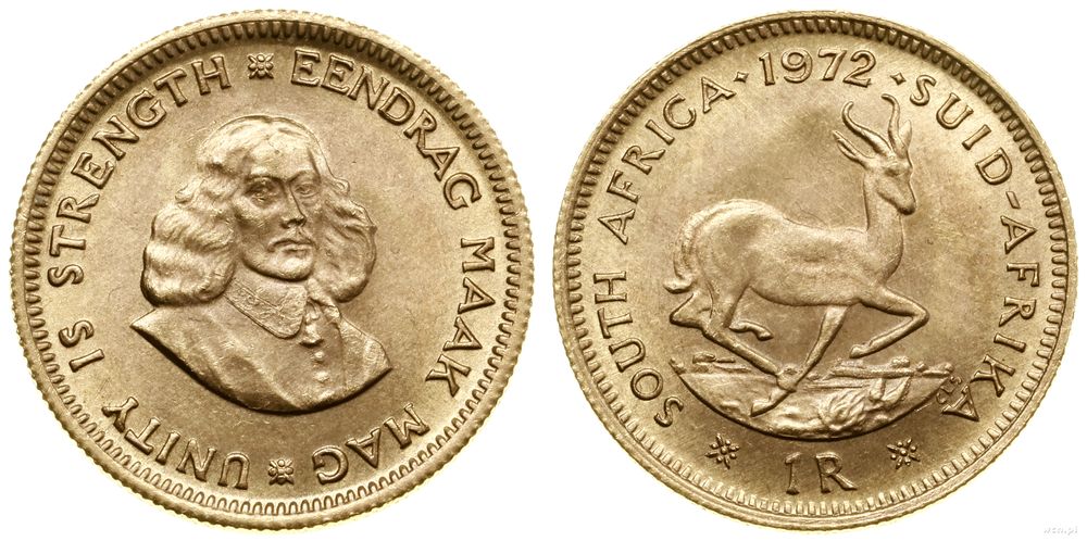 Republika Południowej Afryki, 1 rand, 1972