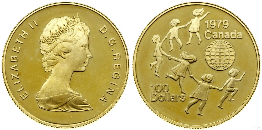 Kanada, 100 dolarów = 1/2 uncji, 1979