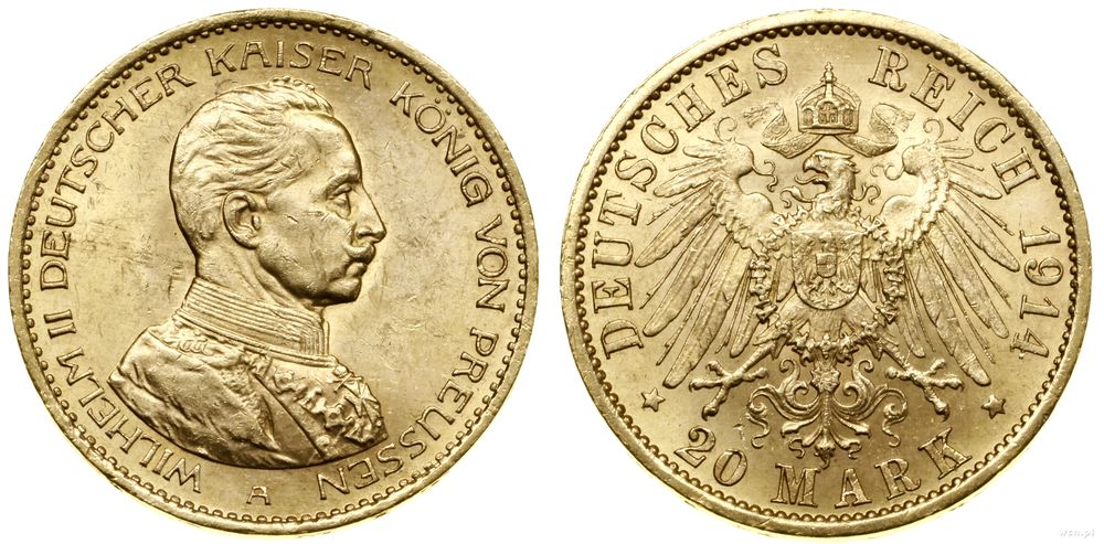 Niemcy, 20 marek, 1914 A