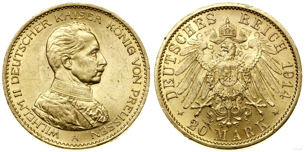 Niemcy, 20 marek, 1914 A