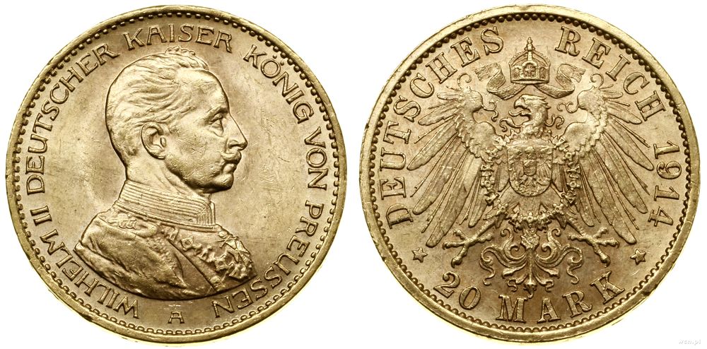 Niemcy, 20 marek, 1914 A