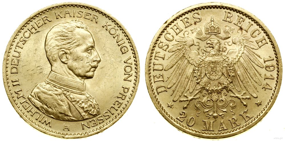 Niemcy, 20 marek, 1914 A