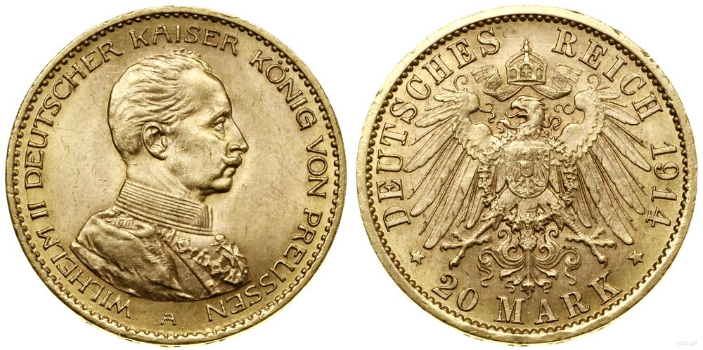 Niemcy, 20 marek, 1914 A