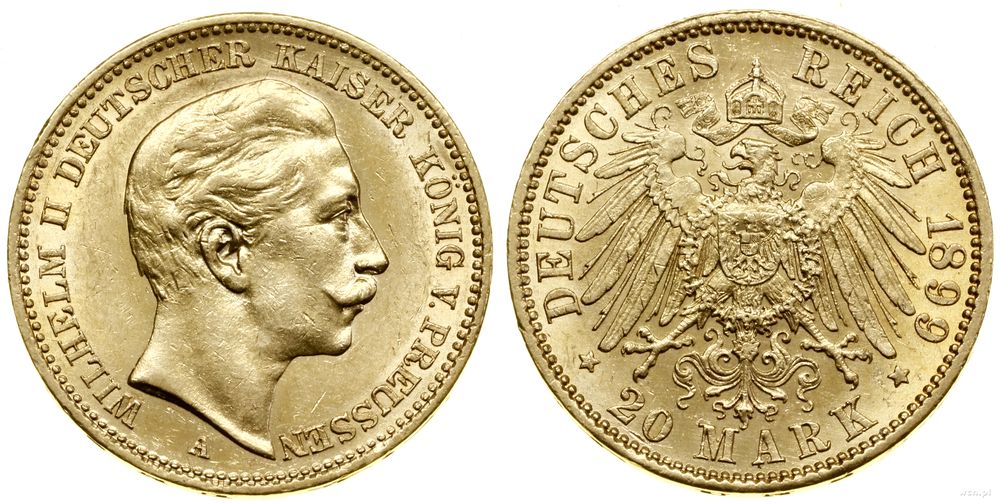 Niemcy, 20 marek, 1899 A