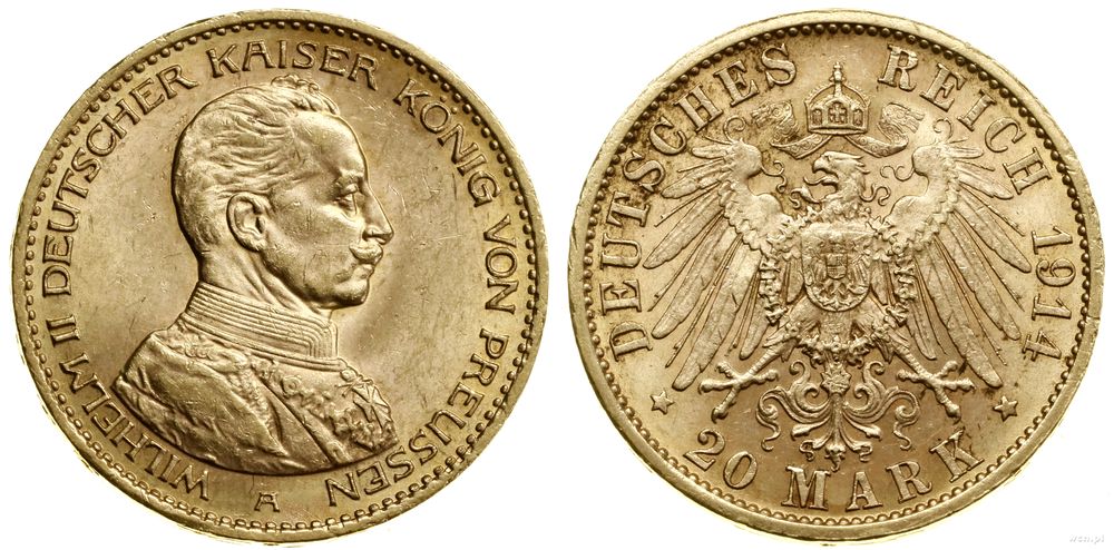 Niemcy, 20 marek, 1914 A