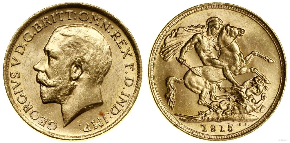 Australia, 1 funt (1 sovereign), 1915 S