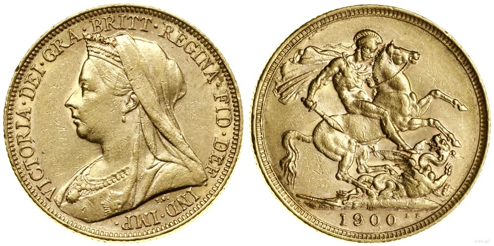 Wielka Brytania, 1 funt (1 sovereign), 1900
