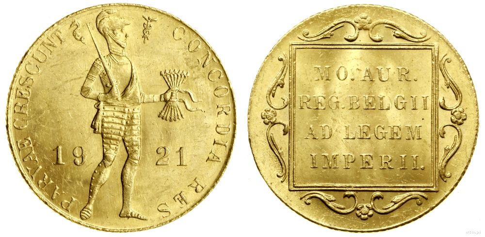 Niderlandy, dukat, 1921