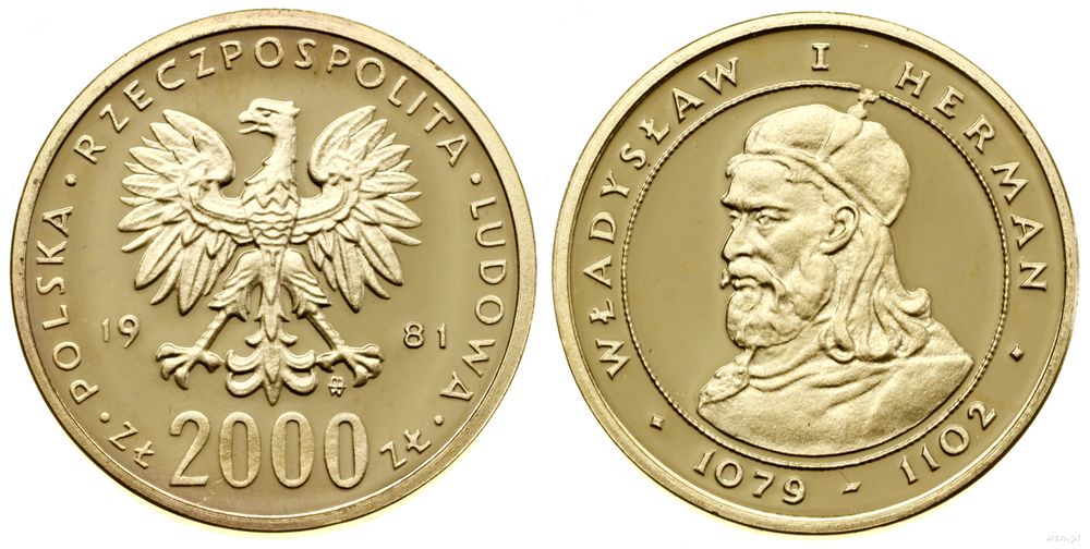 Polska, 2.000 złotych, 1981